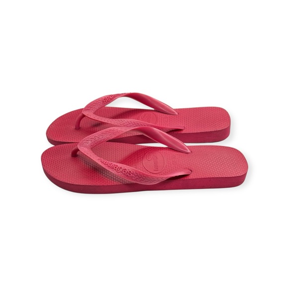 Top Havaianas 𓆉 Flip Flop Sandals 𓆉 Brazilian Beach Sandals 𓆉 Solid Pink 𓆉 5 6 - Picture 7 of 16